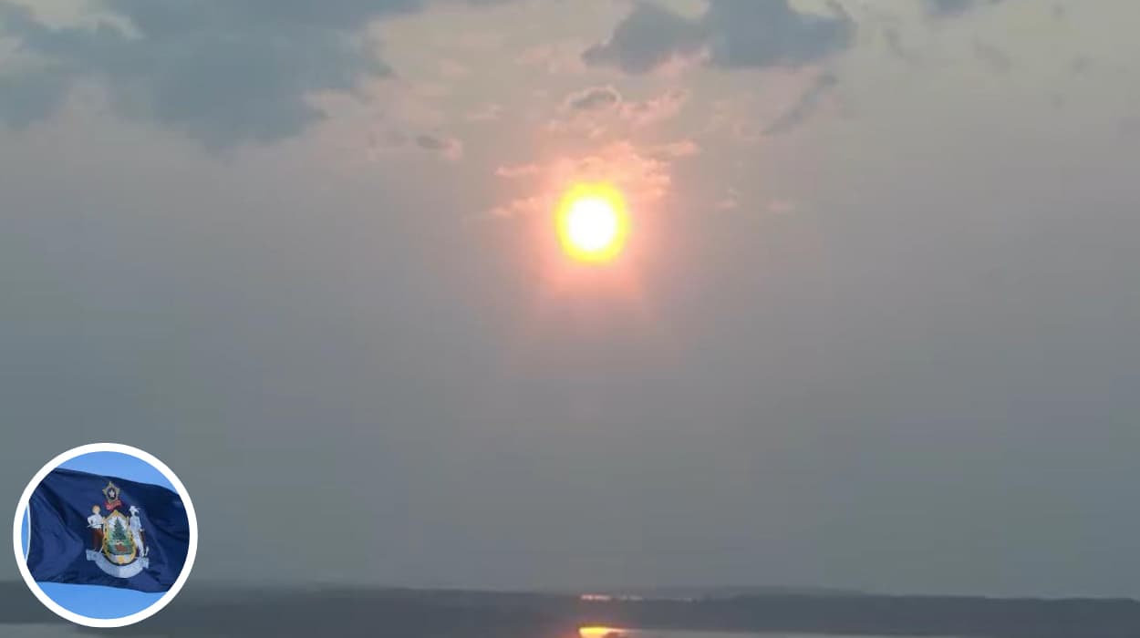 Canadian wildfire smoke pushes Maine air unhealthy Image