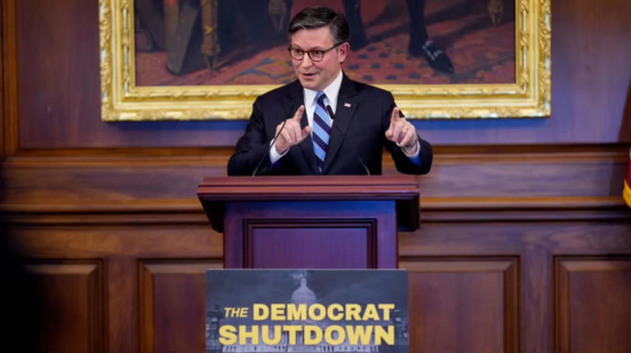 Mike Johnson targets Chuck Schumer over NYC political feud