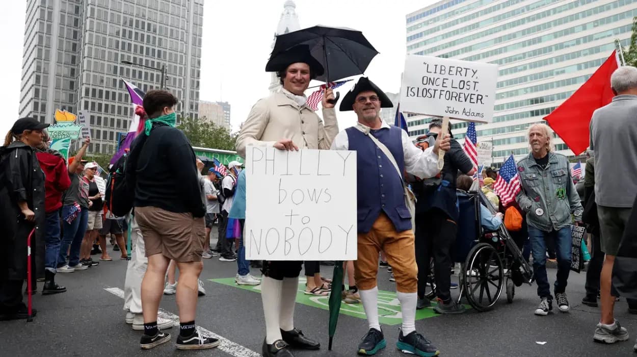 Organizers predict massive turnout for ‘no kings’ rallies