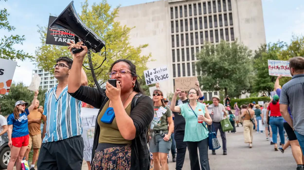 Nationwide protests target Trump-backed redistricting plans
