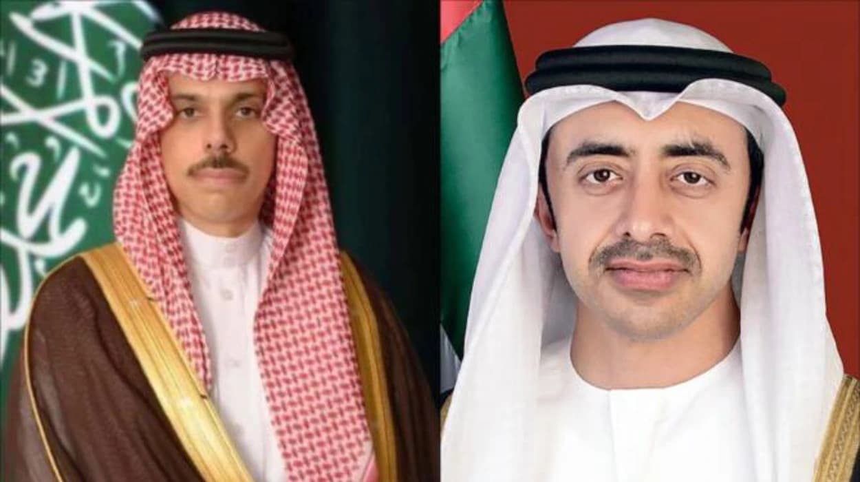 Prince Faisal and Sheikh Abdullah Hold Strategic Call Amid Regional Developments