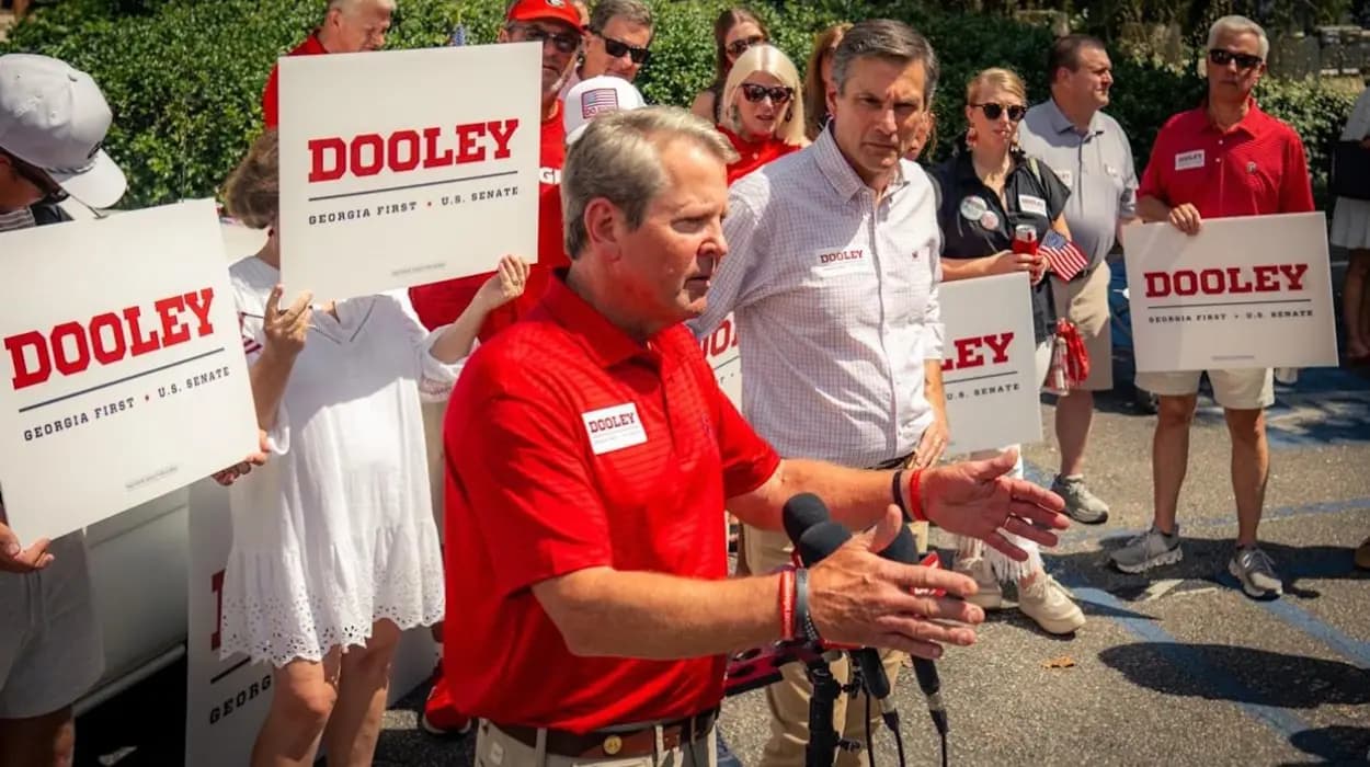 Gov. Kemp backs Derek Dooley in 2026 Georgia Senate race