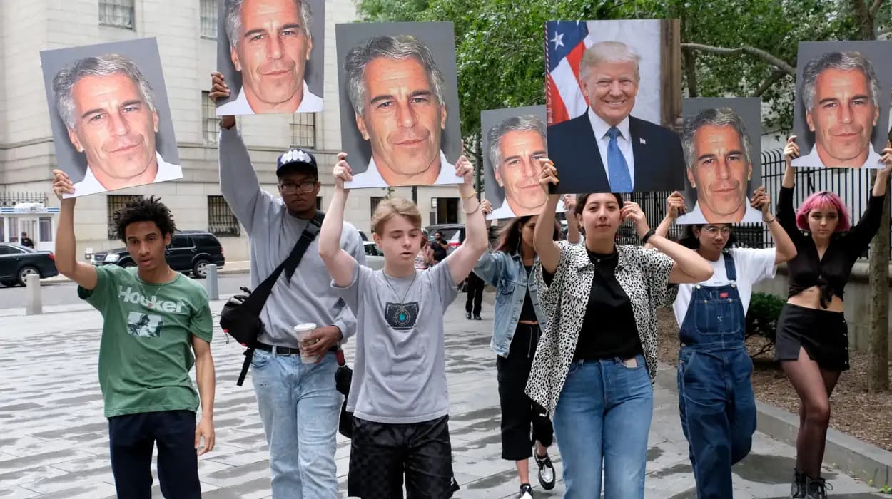 Democrats unveil new Epstein Estate photos including Trump