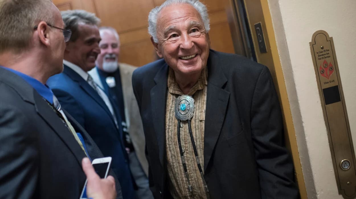 Former US senator Ben Nighthorse Campbell dies at 92