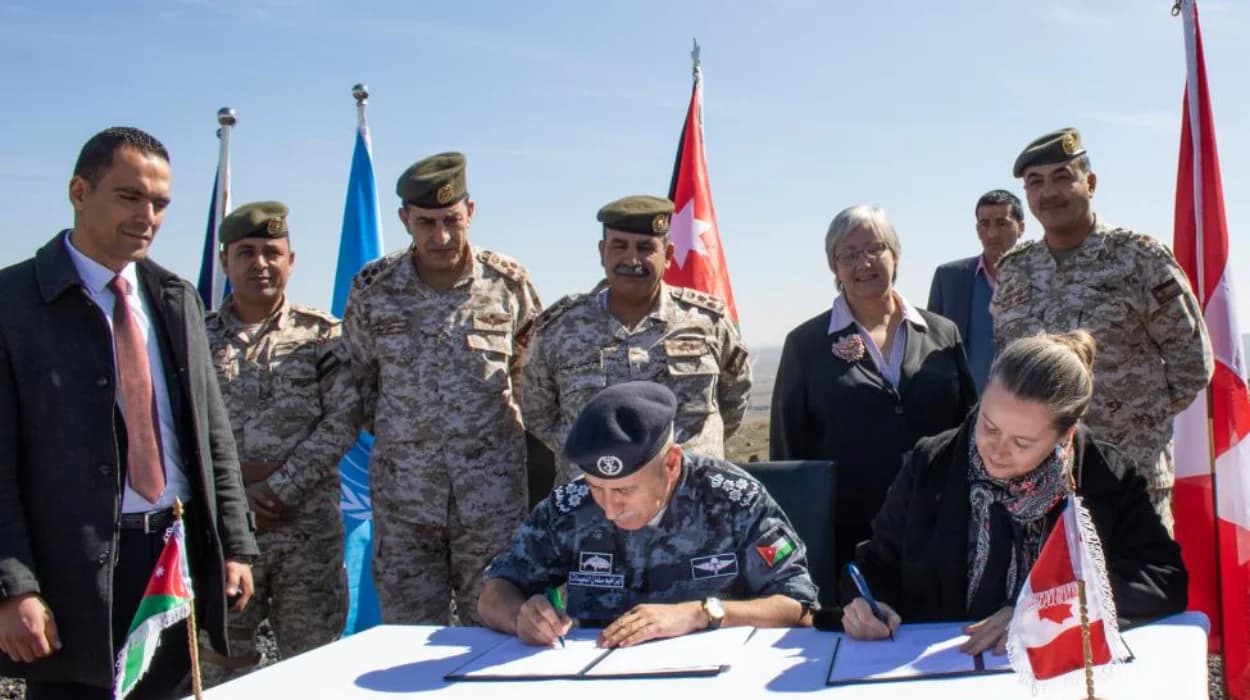 Jordan & Canada boost military ties in Amman meeting