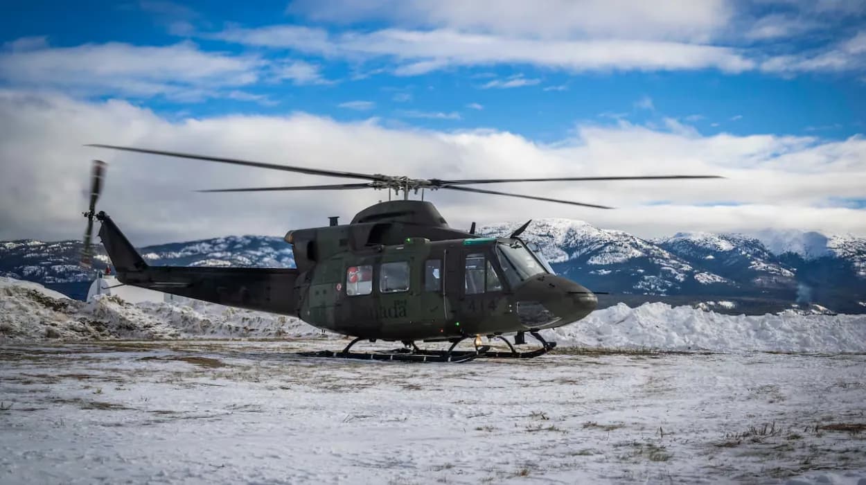 Canada-US military helicopters transit BC Alberta Yukon for Arctic training exercise