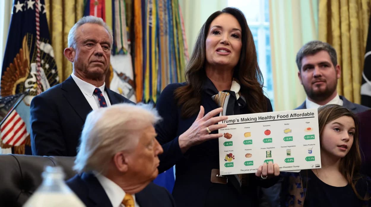 Democrats slam Brooke Rollins’ “chicken and broccoli” claim