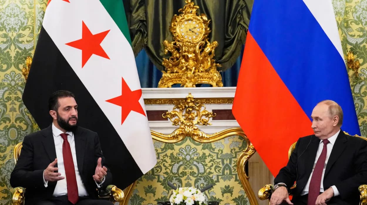 Putin Hosts New Syrian Leader al-Sharaa in Moscow Amid Assad Exile Tensions