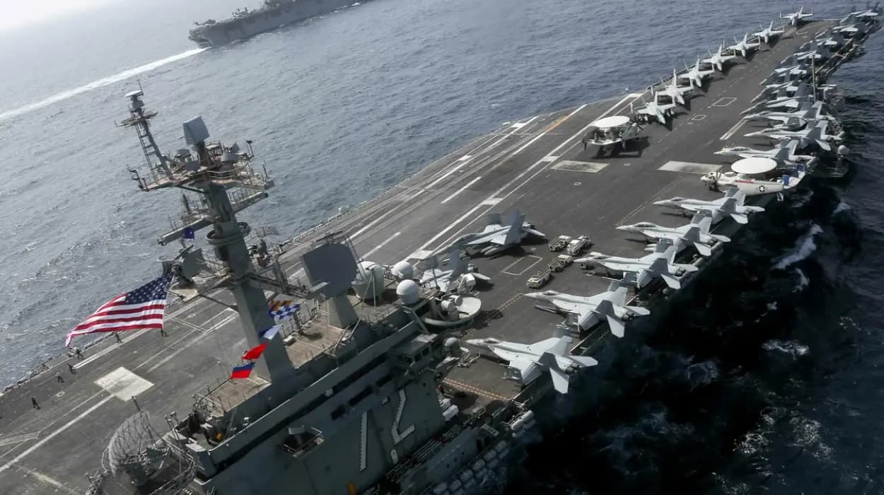 US Issues Stern Warning to Iran Over Gulf Military Drills Near US Navy