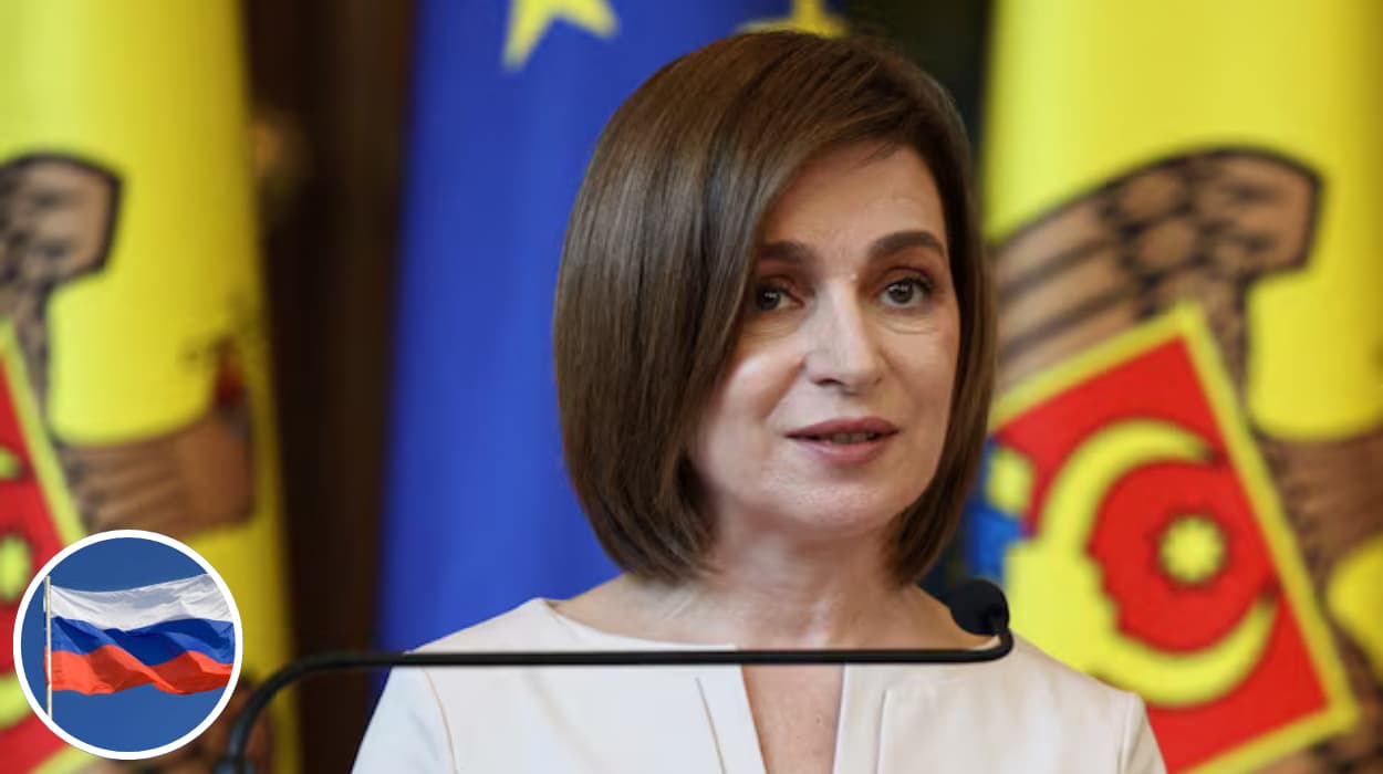 Moldova’s President Maia Sandu Warns of Russian Interference in Election Image
