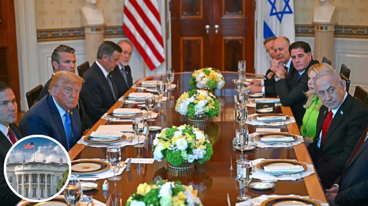 Netanyahu Nominates Trump for Nobel Peace Prize at White House Image