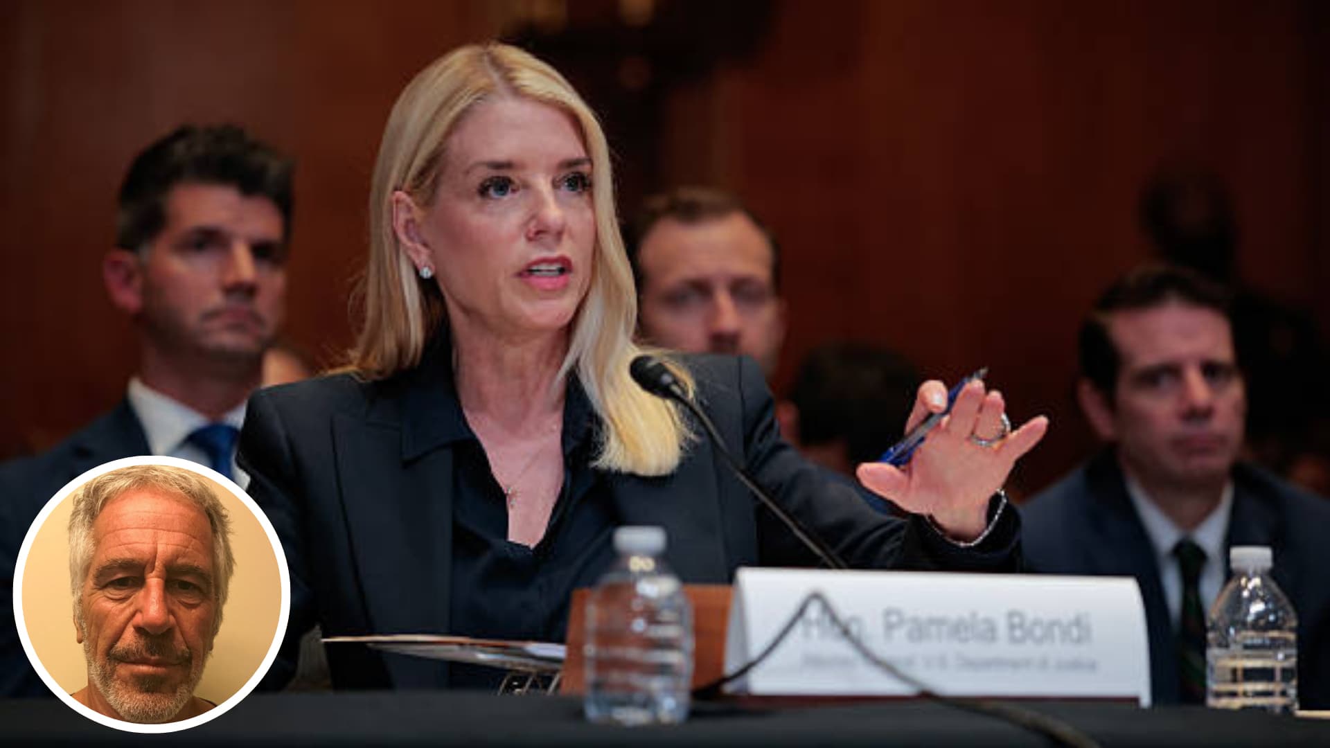 Pam Bondi faces backlash as Trump intervenes in Epstein files uproar Image