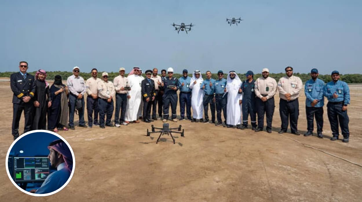 Saudi Arabia Deploys Drones to Monitor Coastlines, Protect Marine Image