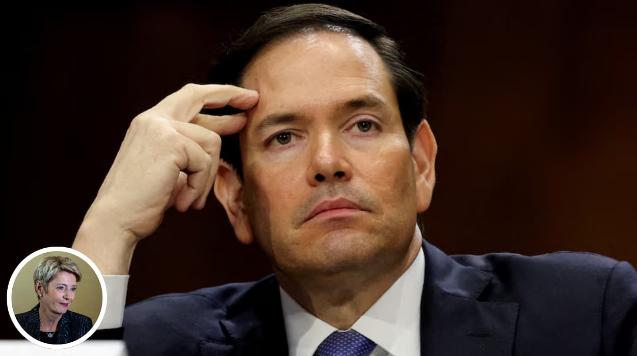 Swiss President meets Marco Rubio for last-minute trade talks Image