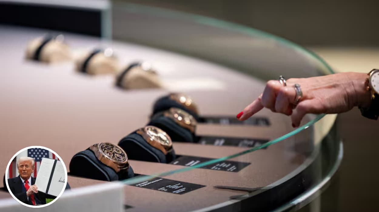 Trump Tariffs Hit Swiss Luxury Watchmakers, Shares Tumble Image