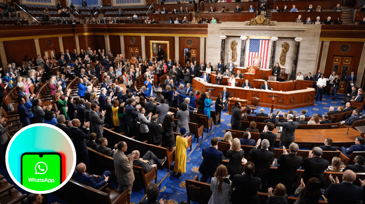 US Congress Bans WhatsApp on Official Devices Over Security Risks Image