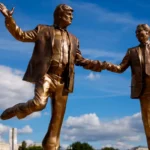 Trump and Epstein statue reappears again in Washington D.C 1