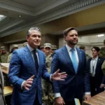 VP JD Vance and Hegseth visit National Guard in DC 1