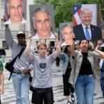 democrats unveil new epstein estate photos including trump 1