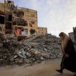 eighteen palestinians killed as fourtysix buildings collapse across gaza 1