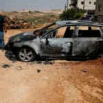 israeli settlers attack palestinian vehicles in central west bank 1