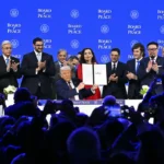 trump launches board of peace initiative with high profile signing ceremony in davos 1