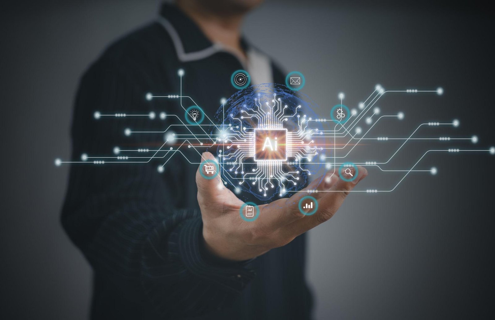 Enterprise AI business growth increasing through automation and artificial intelligence expansion