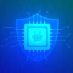 hacker using artificial intelligence during AI cybersecurity threats attack simulation