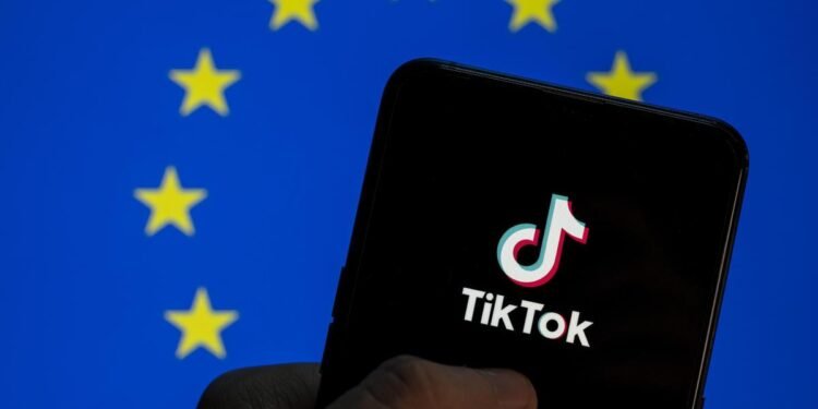 TikTok app affected by EU social media crackdown regulations in Europe